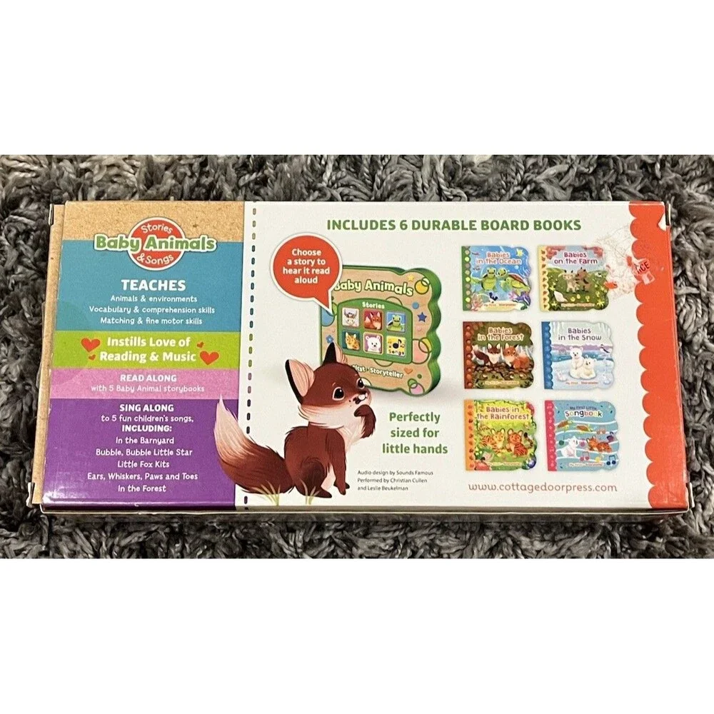My First Storyteller Read Along Books & Audible Songbook Baby Animals